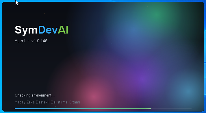 SymDevAI açılış ekranı